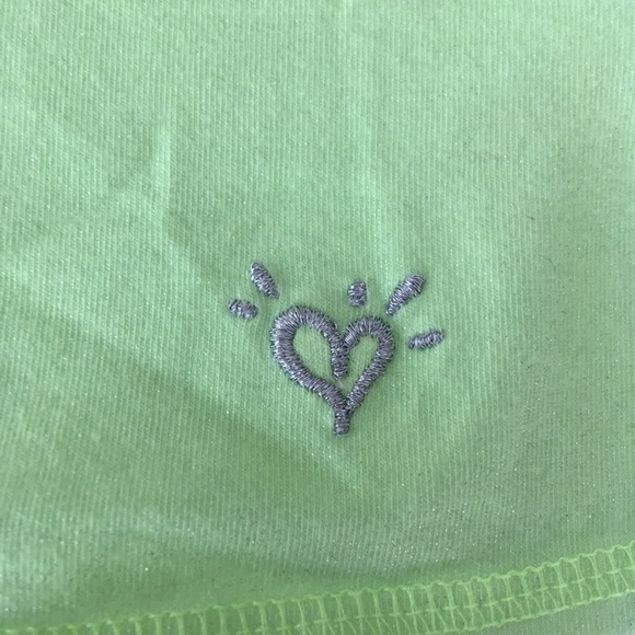 Sparkly Lime Green Justice Tank Top - Picture 2 of 3